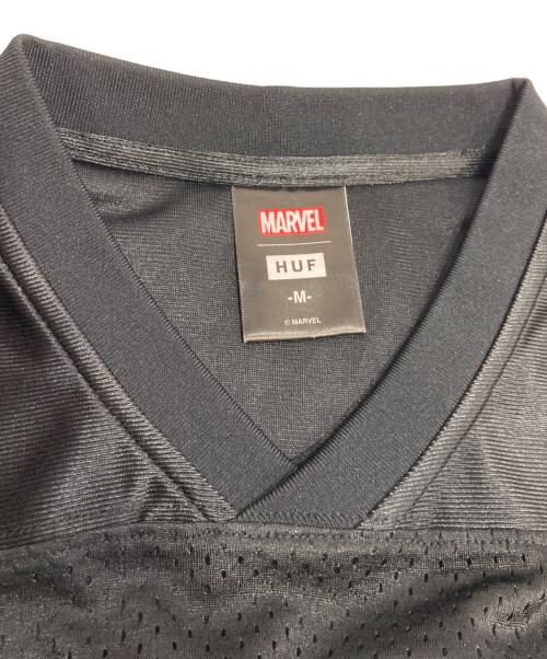 HUF（ハフ）HUF (ハフ) VENOM FOOTBALL JERSEY ブラック サイズ:Mの古着・服飾アイテム