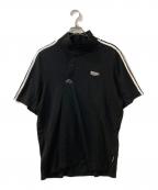 PROTOTYPESプロトタイプス）の古着「ラップポロシャツ」｜ブラック