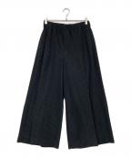 HOMME PLISSE ISSEY MIYAKEオム プリッセ イッセイ ミヤケ）の古着「袴プリーツパンツ」｜ブラック