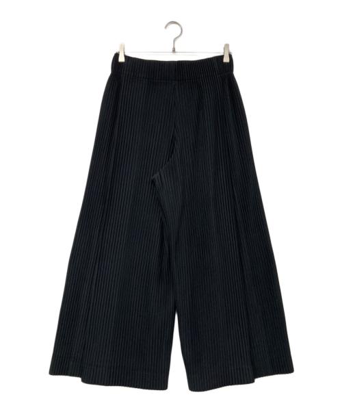 HOMME PLISSE ISSEY MIYAKE（オム プリッセ イッセイ ミヤケ）HOMME PLISSE ISSEY MIYAKE (オム プリッセ イッセイ ミヤケ) 袴プリーツパンツ ブラック サイズ:2の古着・服飾アイテム