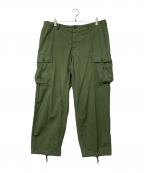 US ARMYユーエスアーミー）の古着「1st Jangle Fatigue Pants」｜グリーン
