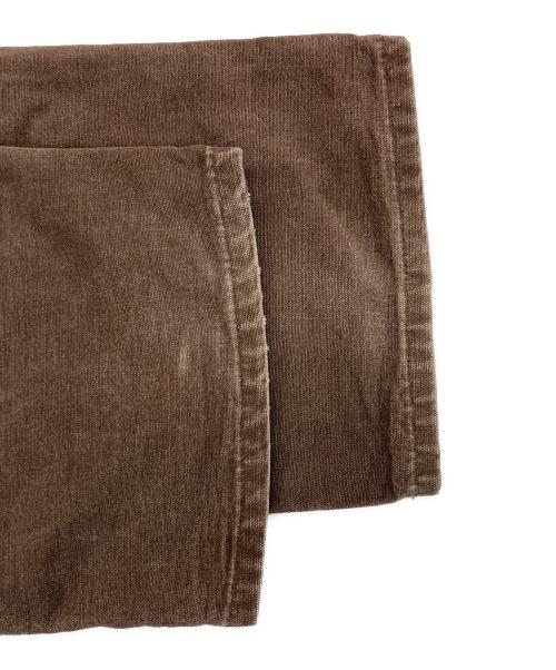 CarHartt（カーハート）CarHartt (カーハート) ペイントダブルニーパンツ ブラウン サイズ:33の古着・服飾アイテム
