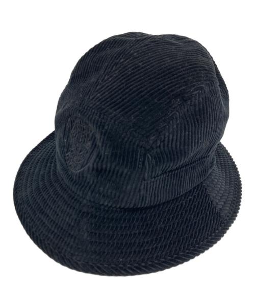 SUPREME（シュプリーム）SUPREME (シュプリーム) STONE ISLAND (ストーンアイランド) Corduroy Crusher/バケットハット ブラック サイズ:M/Lの古着・服飾アイテム