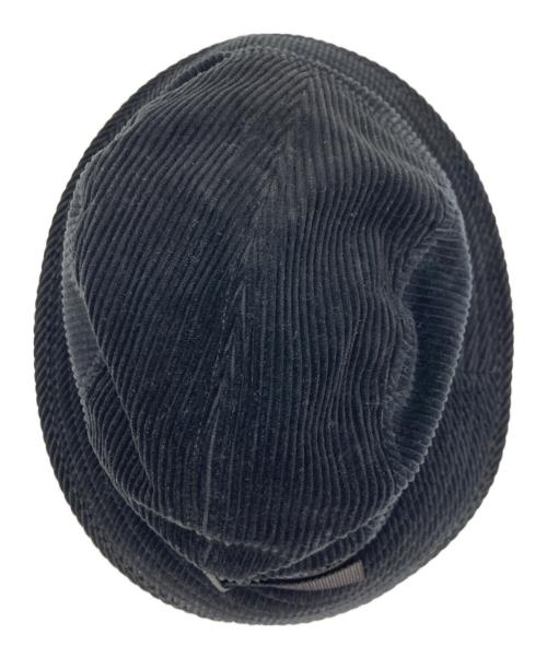 SUPREME（シュプリーム）SUPREME (シュプリーム) STONE ISLAND (ストーンアイランド) Corduroy Crusher/バケットハット ブラック サイズ:M/Lの古着・服飾アイテム