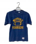 Championチャンピオン）の古着「70`sフットボールTee」｜ネイビー
