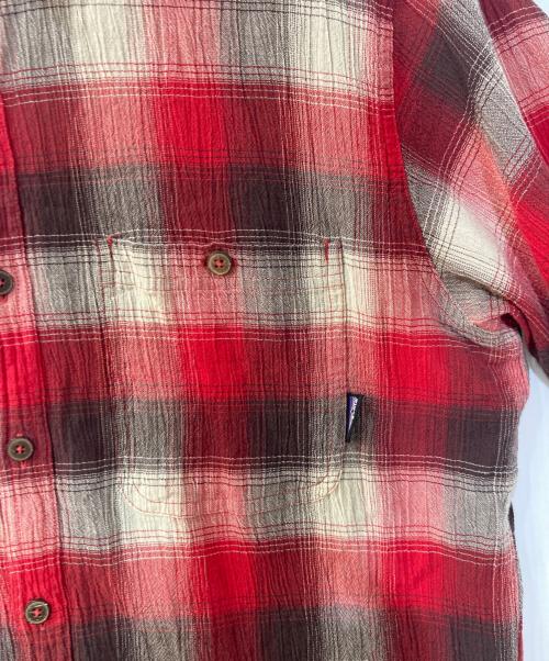 Patagonia（パタゴニア）Patagonia (パタゴニア) A/Cシャツ レッド サイズ:Mの古着・服飾アイテム