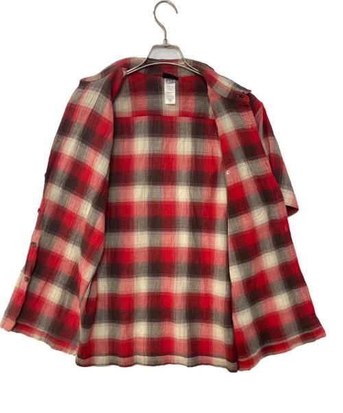 Patagonia（パタゴニア）Patagonia (パタゴニア) A/Cシャツ レッド サイズ:Mの古着・服飾アイテム