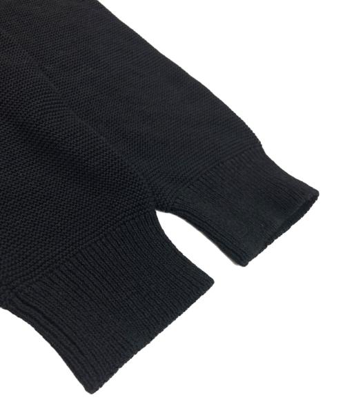 23区（ニジュウサンク）23区 (ニジュウサンク) サイドリボンクルーネックニット ブラック サイズ:38の古着・服飾アイテム