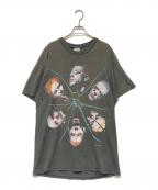 DELTAデルタ）の古着「プリントTシャツ」｜ブラック