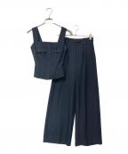 HER LIP TOハーリップトゥ）の古着「Lutetia Twill Set-Up」｜ネイビー