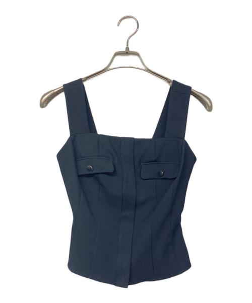 HER LIP TO（ハーリップトゥ）HER LIP TO (ハーリップトゥ) Lutetia Twill Set-Up ネイビー サイズ:Mの古着・服飾アイテム