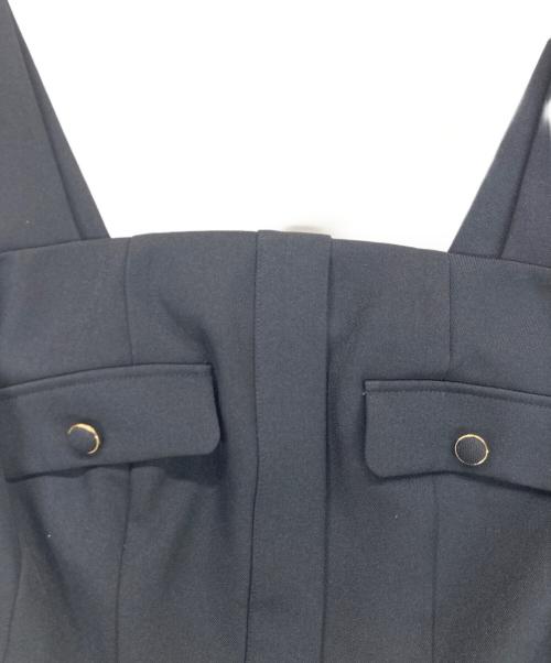 HER LIP TO（ハーリップトゥ）HER LIP TO (ハーリップトゥ) Lutetia Twill Set-Up ネイビー サイズ:Mの古着・服飾アイテム