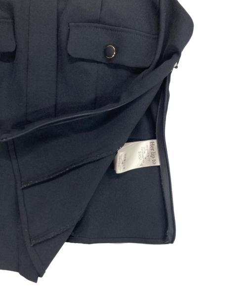 HER LIP TO（ハーリップトゥ）HER LIP TO (ハーリップトゥ) Lutetia Twill Set-Up ネイビー サイズ:Mの古着・服飾アイテム