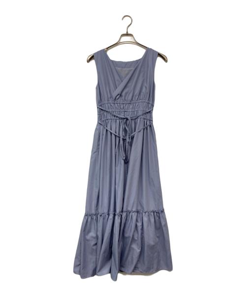 HER LIP TO（ハーリップトゥ）Her lip to (ハーリップトゥ) Riviera Double Bow Dress/ワンピース ブルー サイズ:Sの古着・服飾アイテム