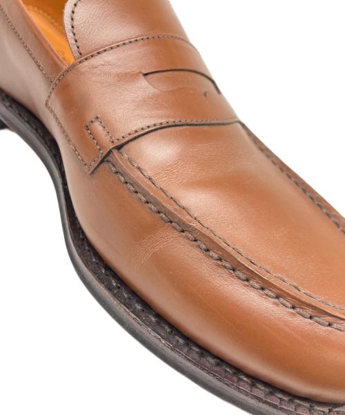 Jalan Sriwijaya（ジャランスリウァヤ）Jalan Sriwijaya (ジャランスリウァヤ) green label relaxing (グリーンレーベルリラクシング) コインローファー ブラウン サイズ:07の古着・服飾アイテム