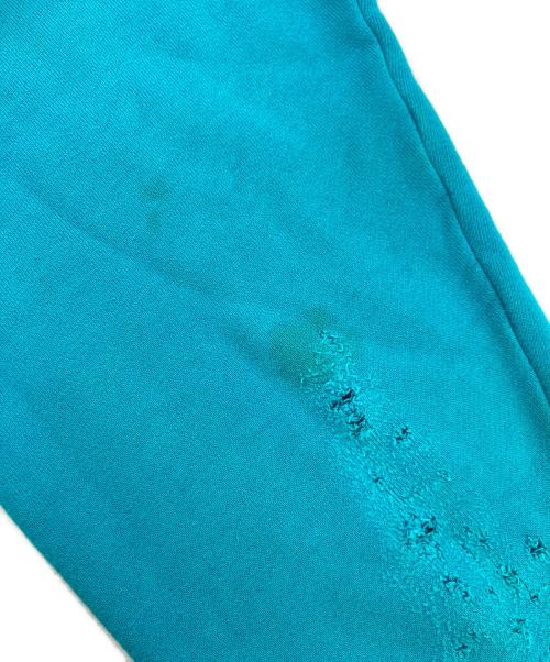 KOLOR（カラー）KOLOR (カラー) コットン裏毛 DAMEGE プルオーバー/ダメージ加工スウェット ブルー サイズ:5の古着・服飾アイテム