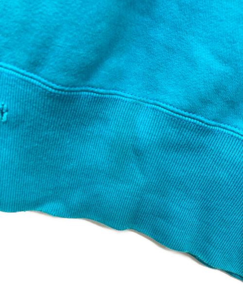 KOLOR（カラー）KOLOR (カラー) コットン裏毛 DAMEGE プルオーバー/ダメージ加工スウェット ブルー サイズ:5の古着・服飾アイテム