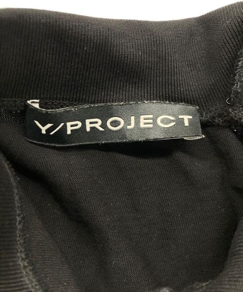 Y/PROJECT（ワイ プロジェクト）Y/project (ワイ プロジェクト) スリーネックロングスリーブポロシャツ ブラック サイズ:XSの古着・服飾アイテム