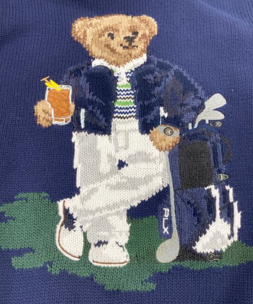 RLX RALPH LAUREN（アールエルエックスラルフローレン）RLX RALPH LAUREN (アールエルエックスラルフローレン) ポロベアニット ネイビー サイズ:XSの古着・服飾アイテム