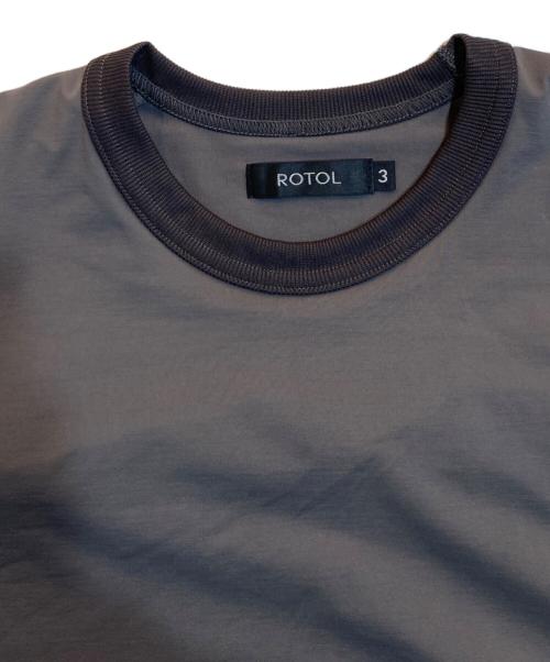 ROTOL（ロトル）ROTOL (ロトル) VENTILATION TECH SHORT SLEEVE TEE グレー サイズ:3の古着・服飾アイテム
