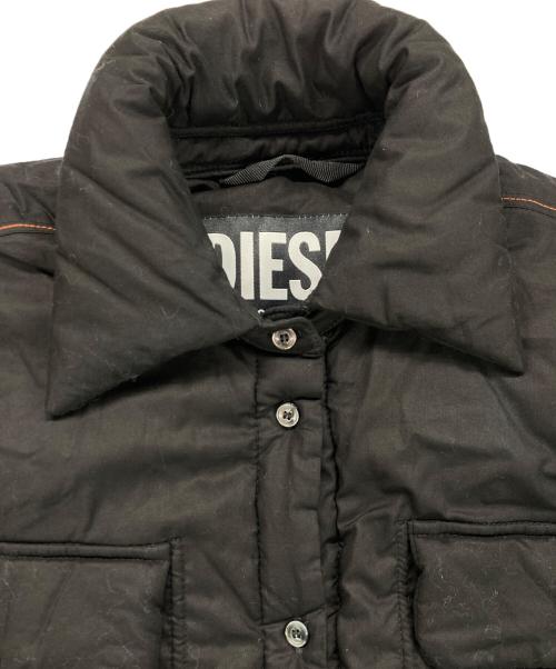 DIESEL（ディーゼル）DIESEL (ディーゼル) G-CLIVIA jacket/中綿ジャケット ブラック サイズ:Mの古着・服飾アイテム