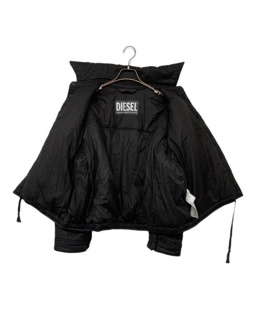DIESEL（ディーゼル）DIESEL (ディーゼル) G-CLIVIA jacket/中綿ジャケット ブラック サイズ:Mの古着・服飾アイテム