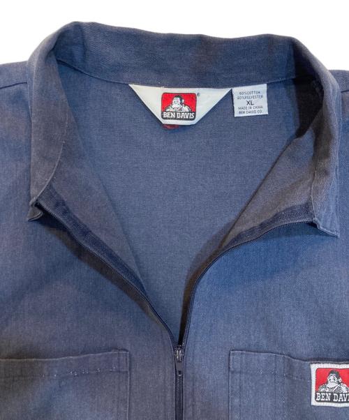 BEN DAVIS（ベンデイビス）BEN DAVIS (ベンデイビス) ハーフジップシャツ ネイビー サイズ:XLの古着・服飾アイテム