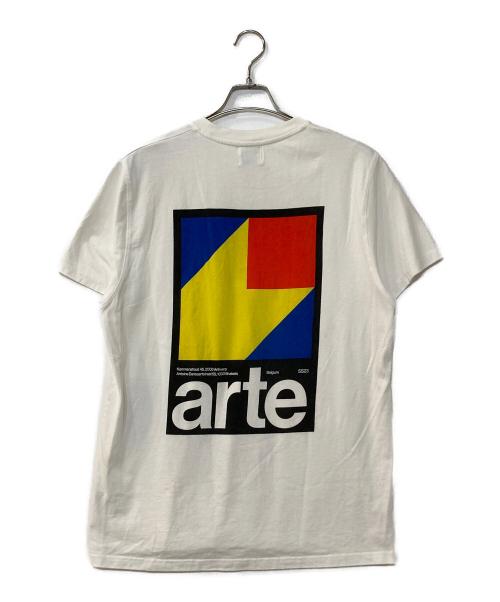 arte Antwerp（アルテアントワープ）arte Antwerp (アルテアントワープ) Arte Antwerp Back Print T-Shirt プリントTシャツ ホワイト サイズ:Mの古着・服飾アイテム