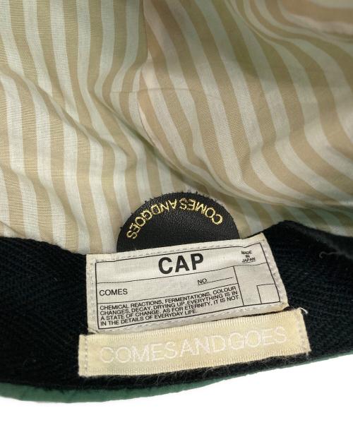 COMES AND GOES（カムズアンドゴーズ）COMES AND GOES (カムズアンドゴーズ) light nylon cap グリーン サイズ:-の古着・服飾アイテム