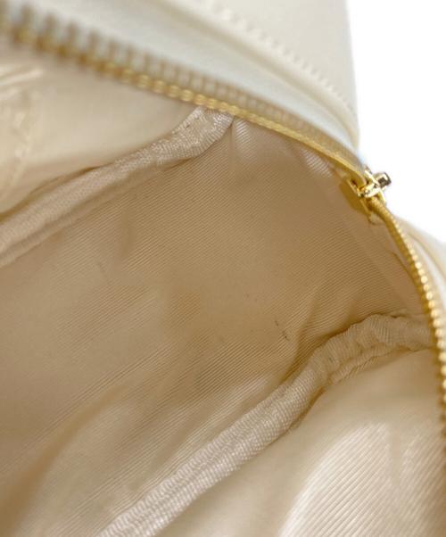 furfur（ファーファー）FURFUR (ファーファー) パールドットワイドボストンバッグ ベージュの古着・服飾アイテム