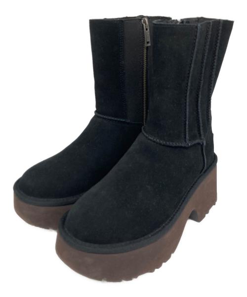 UGG（アグ）UGG (アグ) Classic Twin Seam New Heights/クラシック ツイン シーム ニュー ハイツ ブラック サイズ:23の古着・服飾アイテム