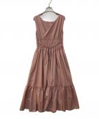 HER LIP TOハーリップトゥ）の古着「Riviera Double Bow Dress」｜ピンク