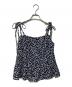 Her lip to（ハーリップトゥ）の古着「Cherry Pattern Strap Top」｜ネイビー