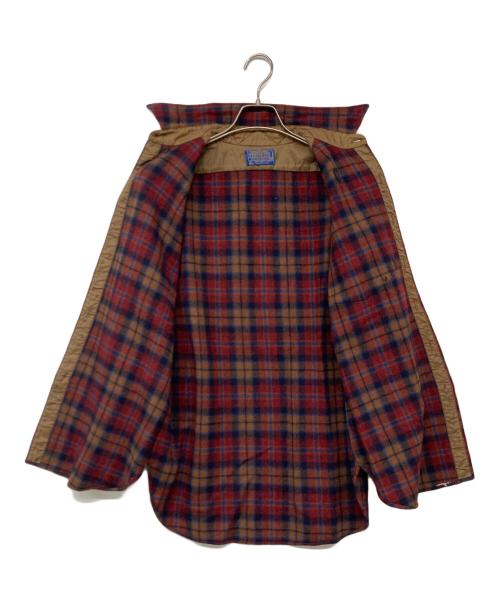 PENDLETON（ペンドルトン）PENDLETON (ペンドルトン) ウールチェックシャツ レッド サイズ:Mの古着・服飾アイテム