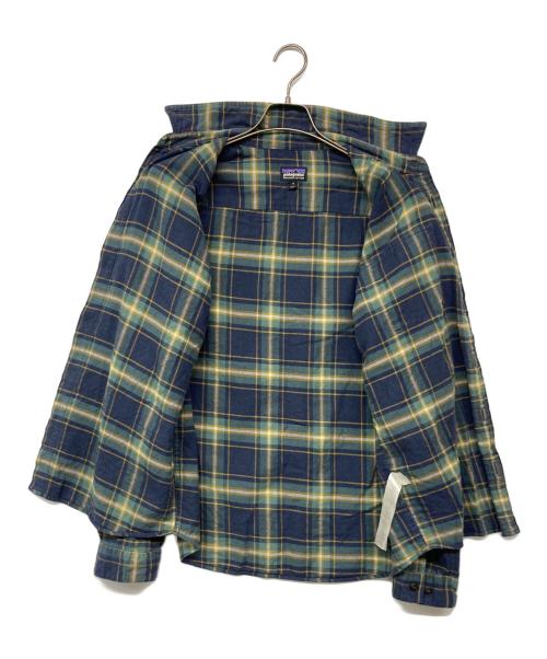Patagonia（パタゴニア）Patagonia (パタゴニア) ライトウェイト・フィヨルド・フランネル・シャツ ネイビー サイズ:Mの古着・服飾アイテム