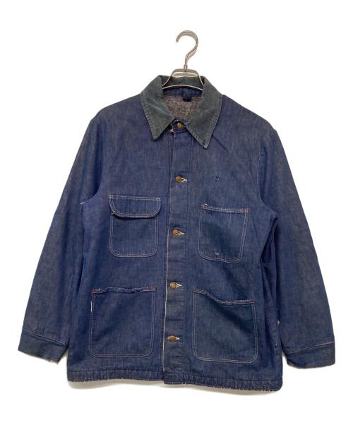 Wrangler（ラングラー）Wrangler (ラングラー) ブランケットカバーオール ブルー サイズ:40の古着・服飾アイテム