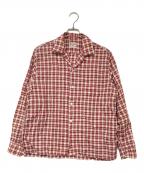 Cranbrookクランブルック）の古着「ヴィンテージオープンカラーシャツ」｜レッド