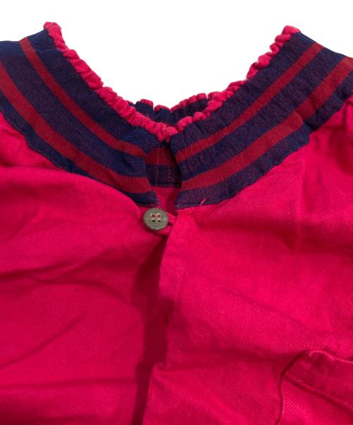 A・POC（エーポック）A・POC (エーポック) ドロストギャザーポロシャツ ピンク サイズ:2の古着・服飾アイテム