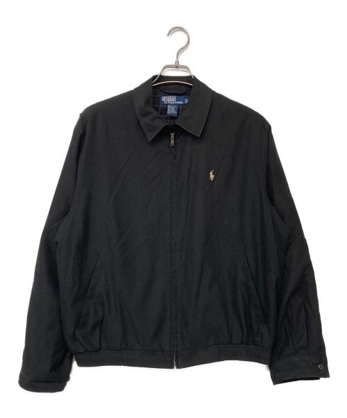 POLO RALPH LAUREN（ポロ・ラルフローレン）POLO RALPH LAUREN (ポロ・ラルフローレン) スイングトップ ブラック サイズ:Mの古着・服飾アイテム