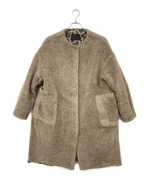 COGTHEBIGSMOKE（コグザビッグスモーク）COGTHEBIGSMOKE (コグザビッグスモーク) ELIN 2WAYコート ベージュ サイズ:記載なしの古着・服飾アイテム