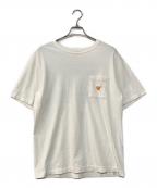 HUMAN MADEヒューマンメイド）の古着「Heart Pocket T-Shirt」｜ホワイト