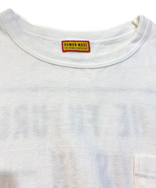 HUMAN MADE（ヒューマンメイド）HUMAN MADE (ヒューマンメイド) Heart Pocket T-Shirt ホワイト サイズ:Lの古着・服飾アイテム