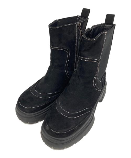 PAES（ペイズ）PAES (ペイズ) LEATER BOOTS AW01 ブラック サイズ:24.0の古着・服飾アイテム
