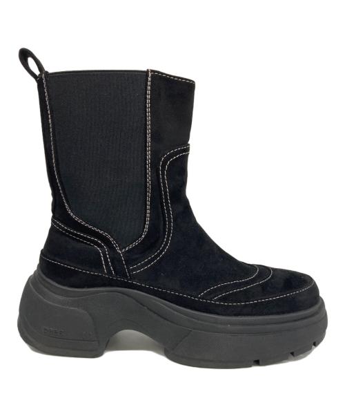 PAES（ペイズ）PAES (ペイズ) LEATER BOOTS AW01 ブラック サイズ:24.0の古着・服飾アイテム