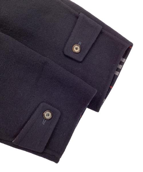 Burberry's（バーバリー）Burberry's (バーバリーズ) ウールステンカラーコート ネイビー サイズ:記載なしの古着・服飾アイテム