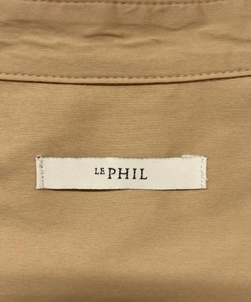 LE PHIL（ル フィル）LE PHIL (ル フィル) 長袖ブラウス ブラウン サイズ:Fの古着・服飾アイテム