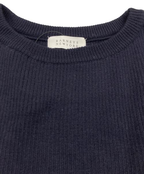 BARNEYS NEWYORK（バーニーズ・ニューヨーク）BARNEYS NEWYORK (バーニーズ・ニューヨーク) ニット切り替えワンピース ブラウン×ブラック サイズ:Fの古着・服飾アイテム