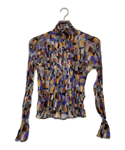 ISSEY MIYAKE（イッセイミヤケ）ISSEY MIYAKE (イッセイミヤケ) 総柄カットソー マルチカラー サイズ:Lの古着・服飾アイテム