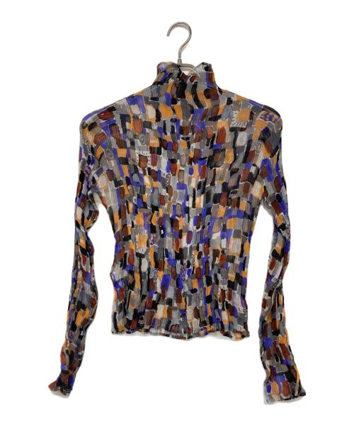 ISSEY MIYAKE（イッセイミヤケ）ISSEY MIYAKE (イッセイミヤケ) 総柄カットソー マルチカラー サイズ:Lの古着・服飾アイテム