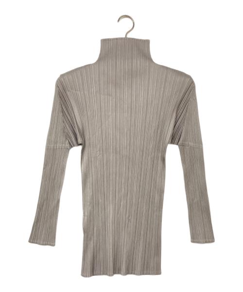 PLEATS PLEASE（プリーツプリーズ）PLEATS PLEASE (プリーツプリーズ) プリーツカットソー グレー サイズ:3の古着・服飾アイテム
